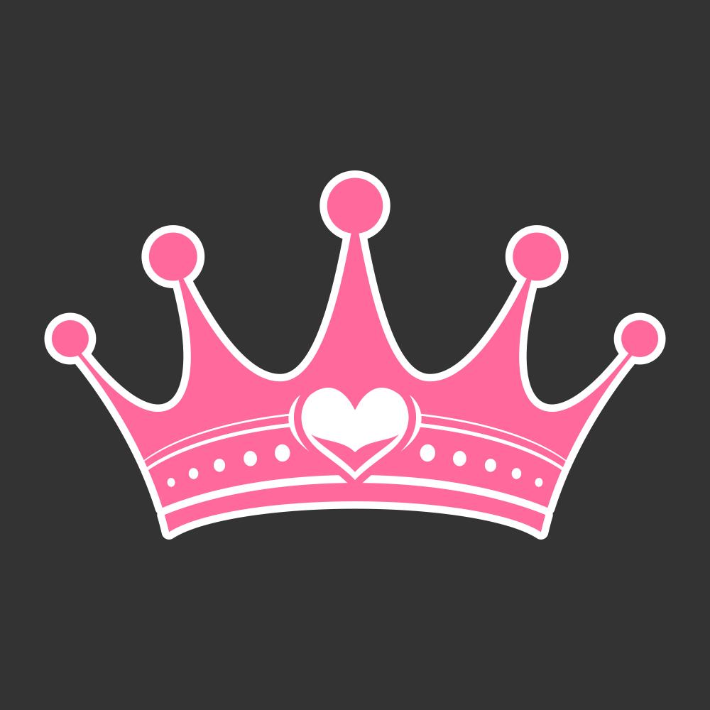 pink princess crown clip art