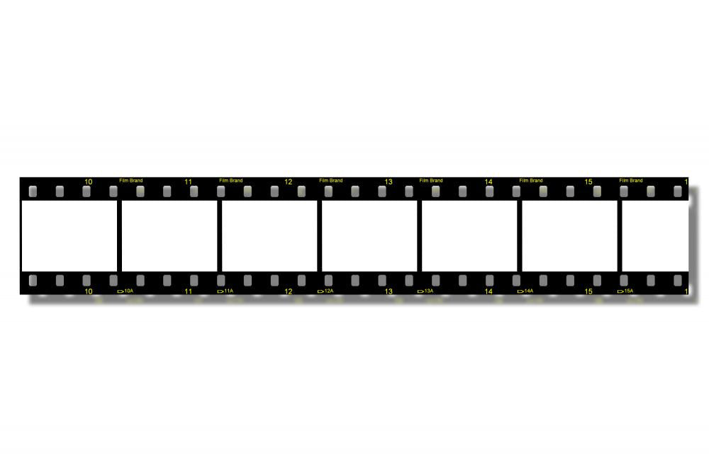 Film strip frame Textplatz  Sticker for Sale by MarketVisionAV