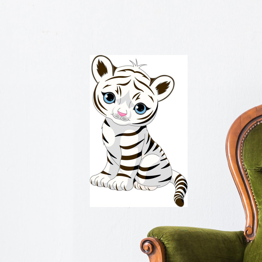 White Tiger cubs 2 months Wall Mural Wallpaper