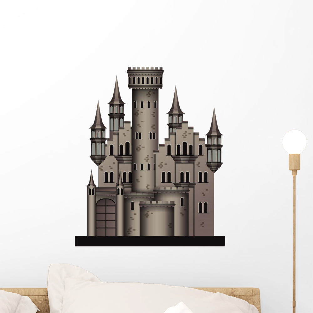 Wizards Castle - Removable Wall Mural, Peel and Stick Decal, Nursery D –  Pulaton stickers and posters