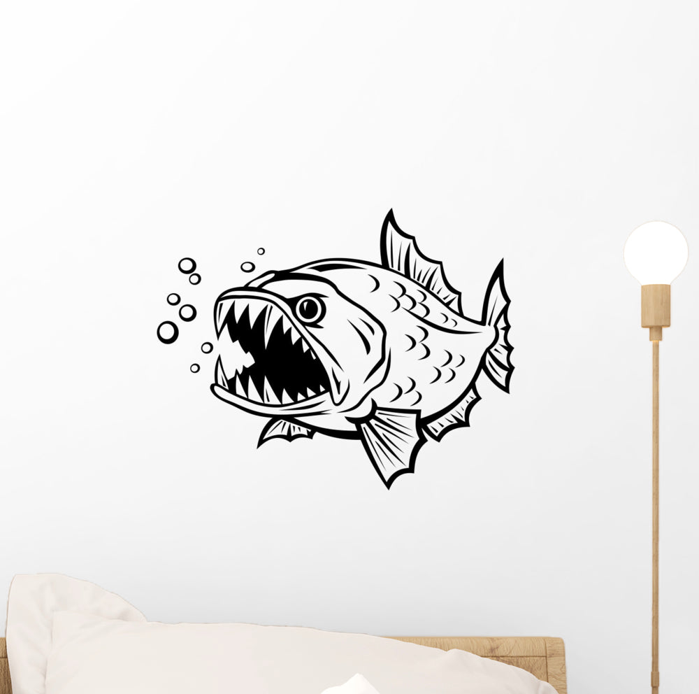 Bass-fishing Wall Decal -  – Wallmonkeys