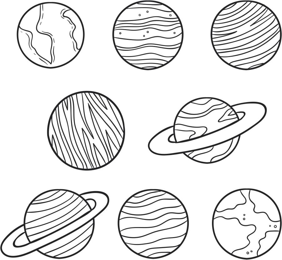 our solar system coloring sheets