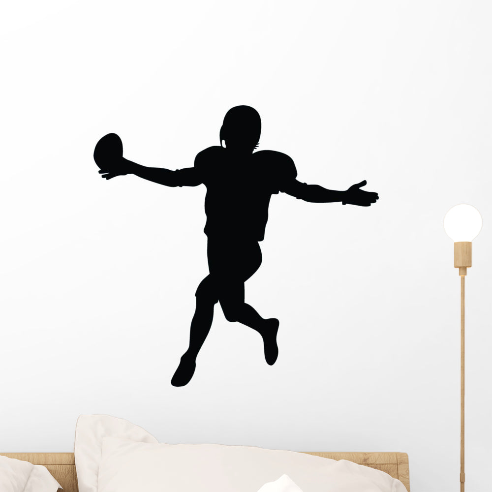 Old American Football Ball Wall Decal -  – Wallmonkeys