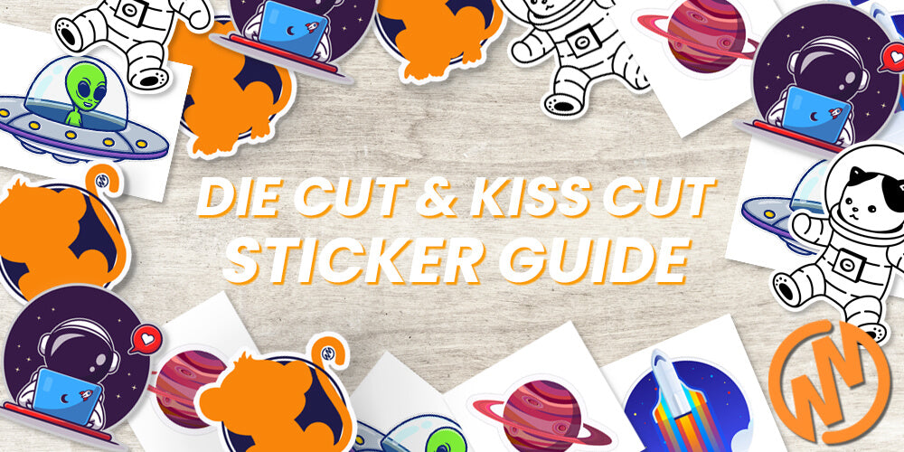 How to Kiss Cut and Die Cut Stickers on Same Sticker Sheet