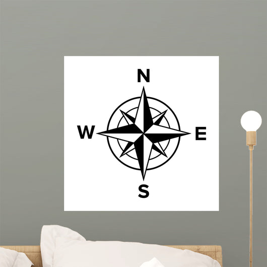 Compass Rose Vinyl Decal