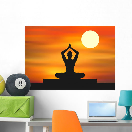 Meditation Canvas, Yoga Wall Art, Meditation Poster, Meditation