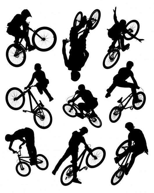 Sticker Vélo silhouette 