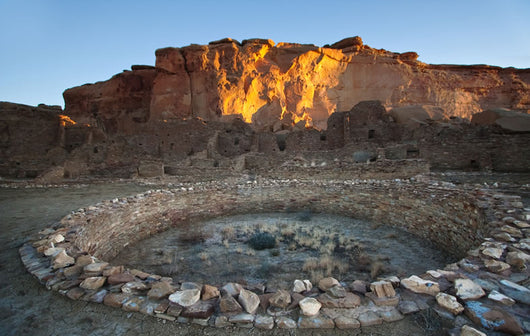 Chaco Canyon Sunrise Wall Decal WallMonkeys Wallmonkeys