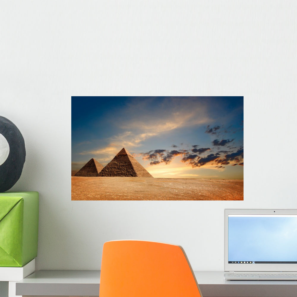 Egyptian Pyramids Wall Mural – Wallmonkeys