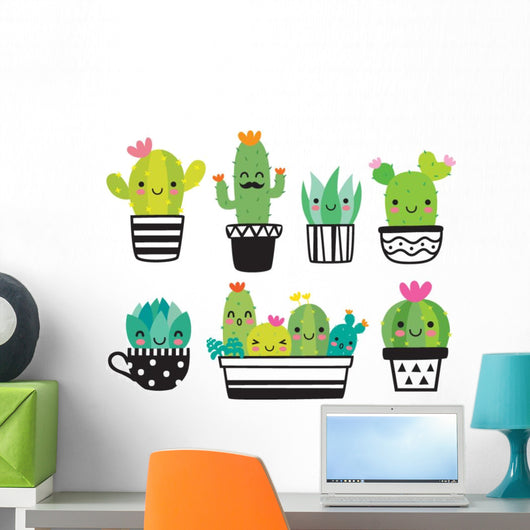 Simple Cacti Sticker for Sale by savkat