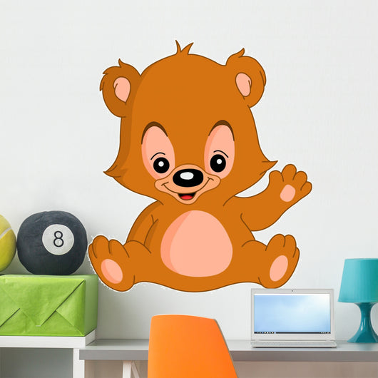 Teddy bear cheap wall painting