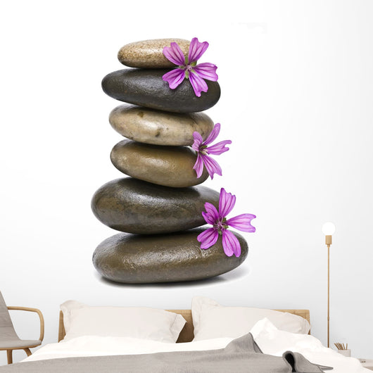 Zen Wallmonkeys Wall Decal Stack – Spa Stones