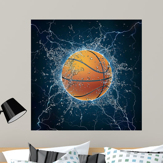 Wall Mural Basketball Ball 