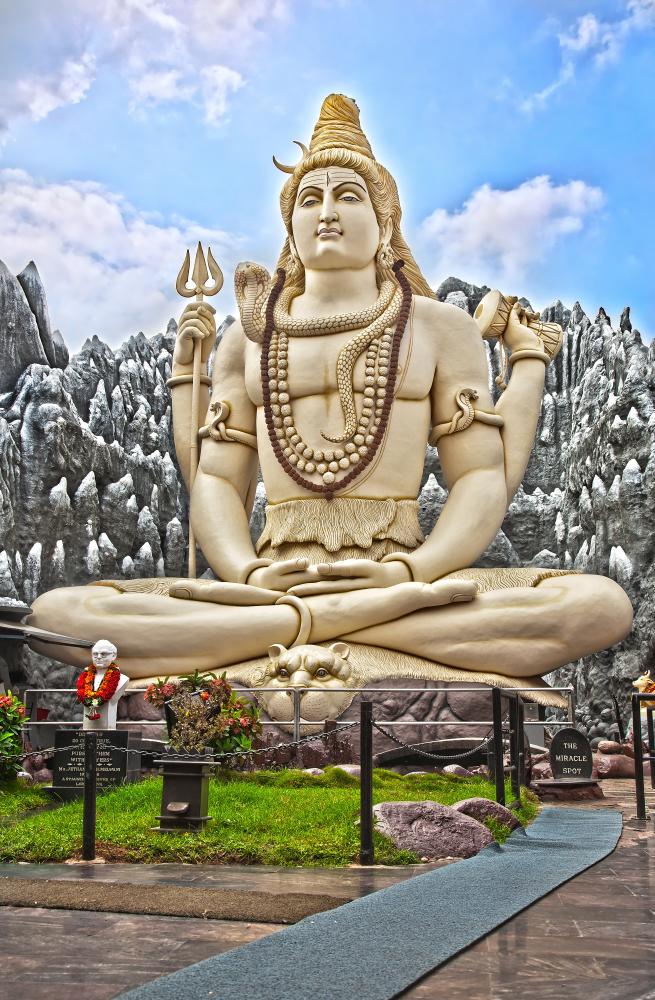 Big Shiva Statue Bangalore Wall Mural