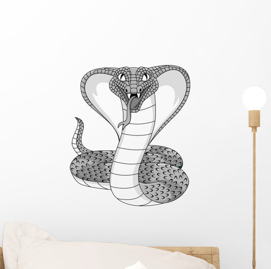 Chinese Cobra Snake Tattoo Style Art Print by The Snake Pit - Fy