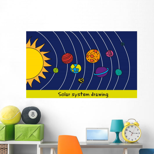 Solar System Planets Earth & Sun Design for Toddler & Kids