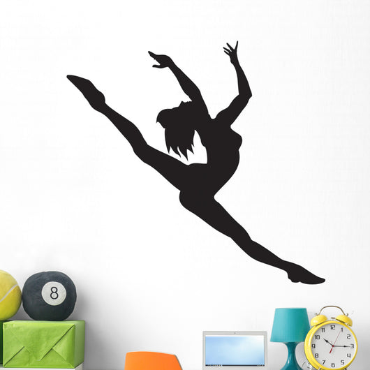 ballerina silhouette leap