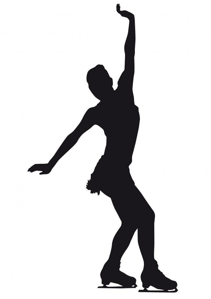 figure skater silhouette