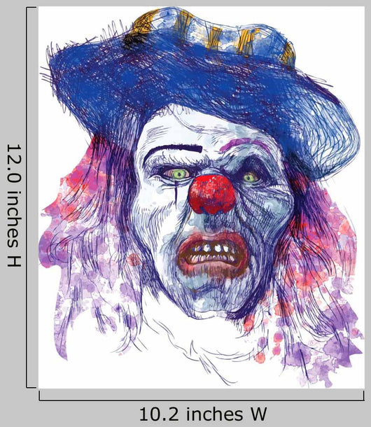 how to draw a cool clown