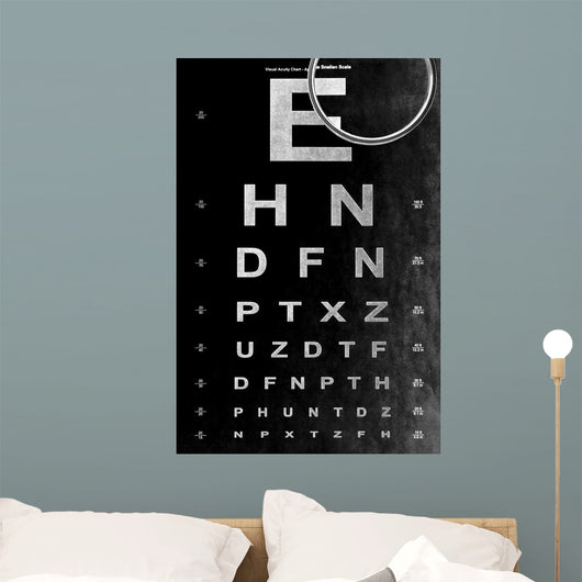 Eye Test Chart Sticker