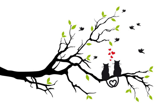 love tree vector black
