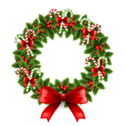 Christmas wreath Wall Decal