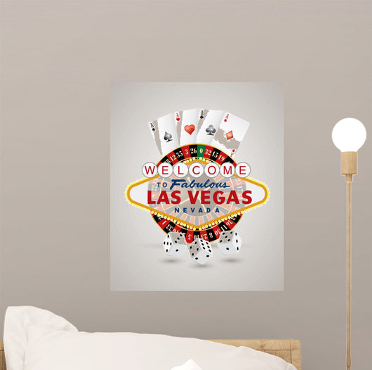  Vinyl Wall Art Decal - Welcome to Las Vegas Sign - 35