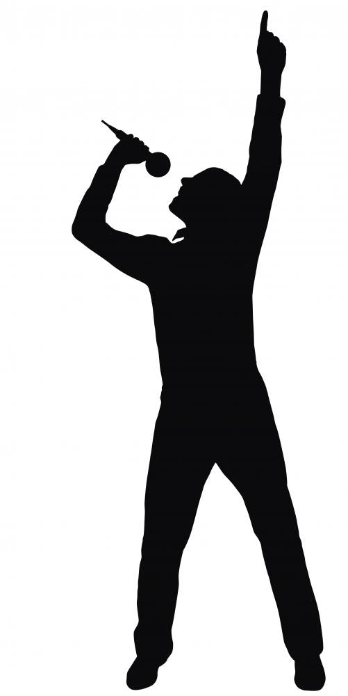 singers silhouette png