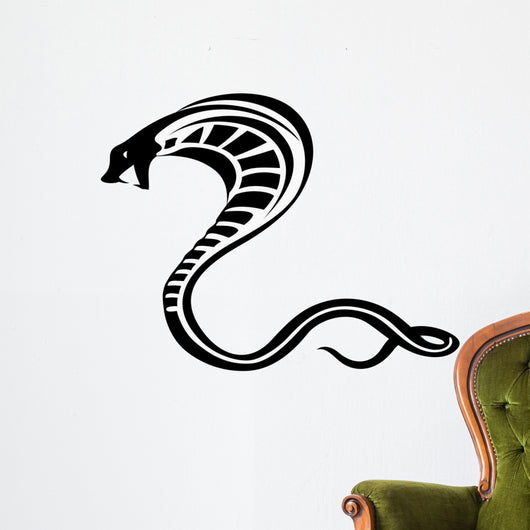 King Cobra Snake Wall Decal – Wallmonkeys