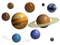 Solar System Planets Wall Decal