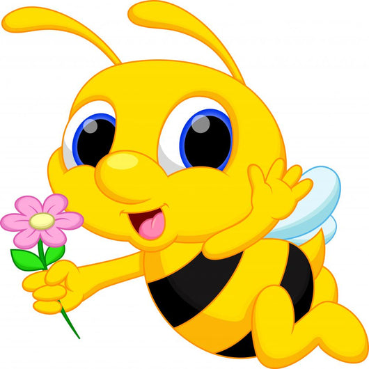 cute animated bees