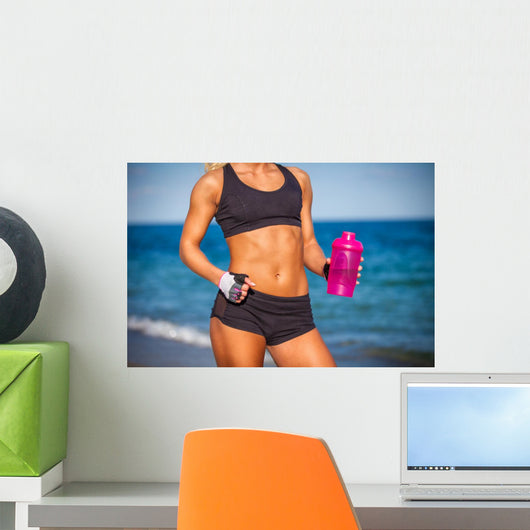 Wall Mural athletic woman 