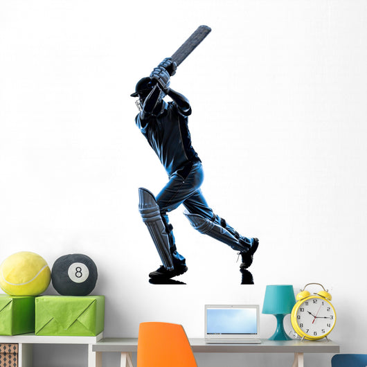 Baseball Silhouette Wall Decal – Wallmonkeys