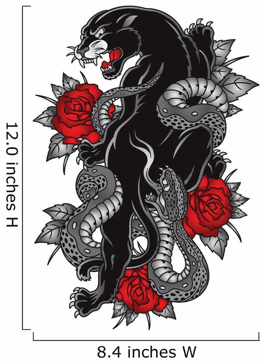 Amazon.com: Zippo Custom Lighter - Americana Rose Panther Tattoo - Regular  Satin Chrome - Gifts for Him, for Her, for Husband, for Wife, for Them, for  Men, for Women : Health & Household