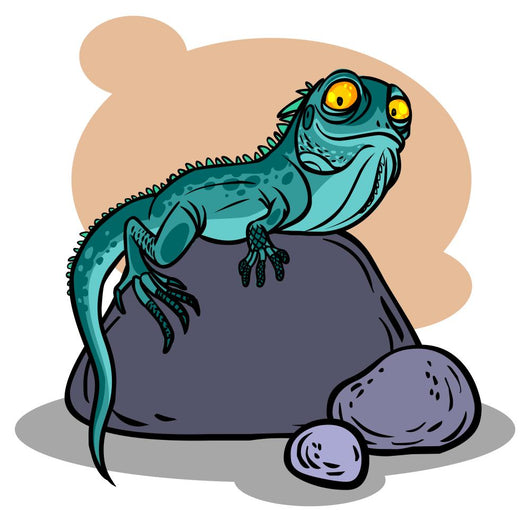 Funny Lizard Clipart Image