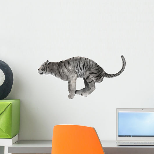 White Tiger Wall Decal Design 2 - WallMonkeys.com – Wallmonkeys