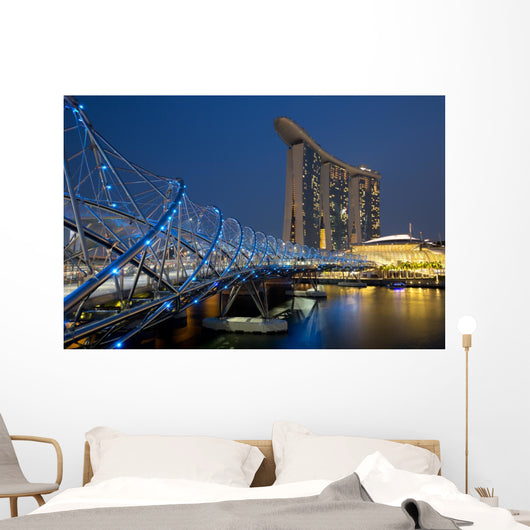 Singapur Singapore Marina Bay Wall Decal Wallmonkeys