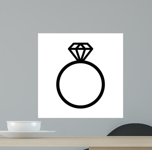 Engagement Ring Sticker Sticker for Sale by Maggy Made