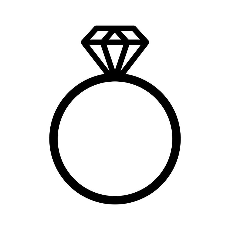 Diamond Ring Picture for Classroom / Therapy Use - Great Diamond Ring  Clipart