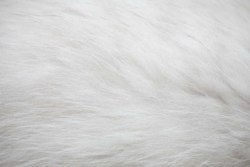 Wall Mural White fur texture, close-up.Useful as background