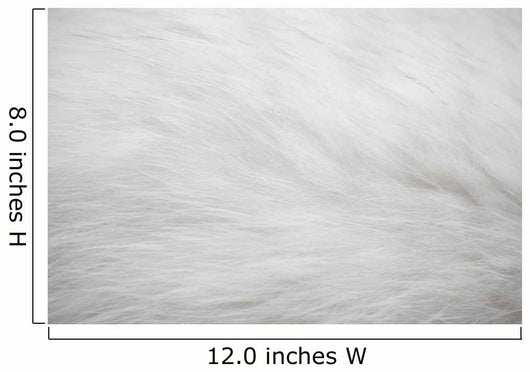 White Fur Texture Wall Decal -  – Wallmonkeys