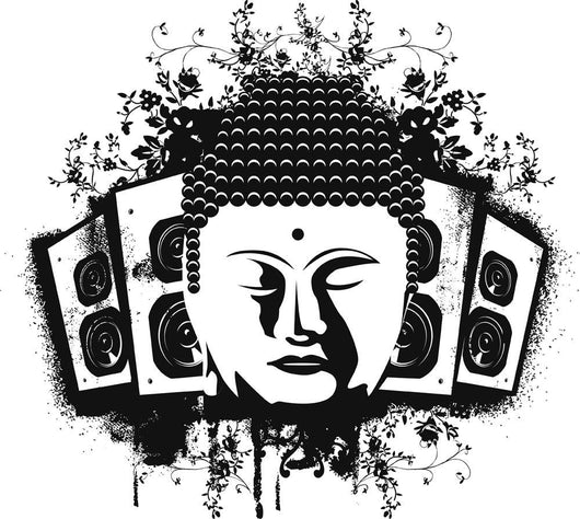 Buddha Sound Wall Decal