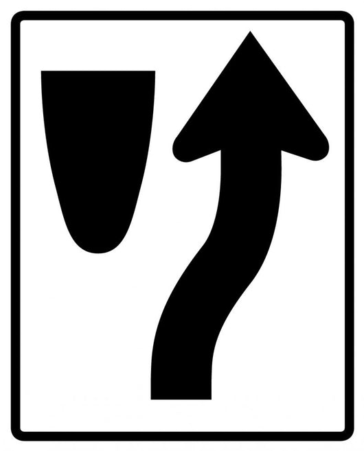 merge right sign