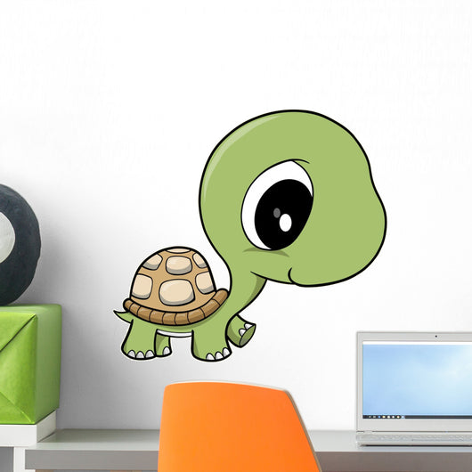 Cute Baby Turtle Wall Decal – Wallmonkeys