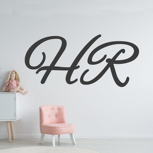 custom wall letter decals
